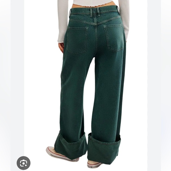 Free People We The Free Final Countdown Cuffed Low-Rise Jeans - Picture 3 of 7